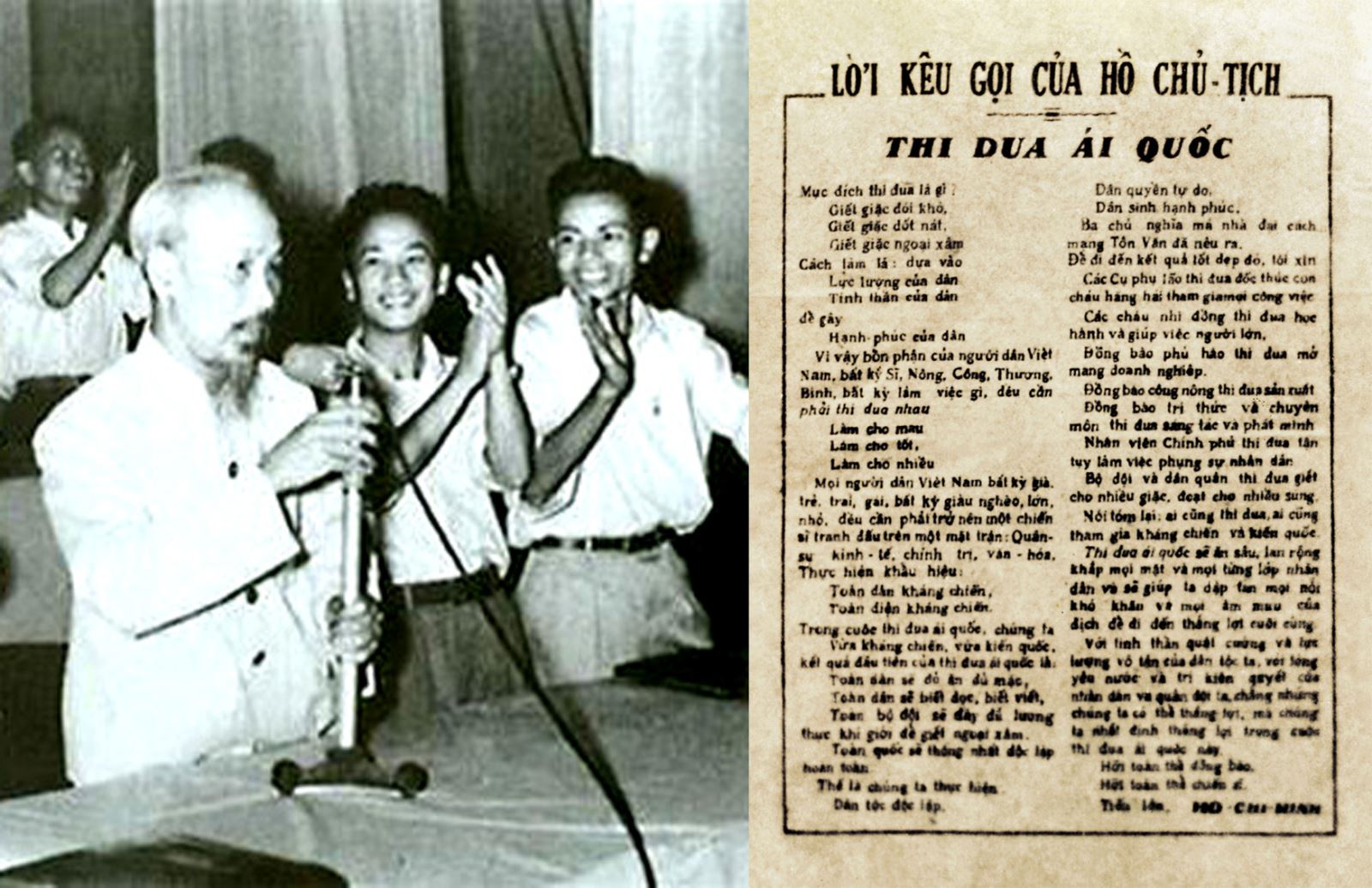 Ngày 11/6/1948: Bác Hồ ra lời kêu gọi thi đua ái quốc
